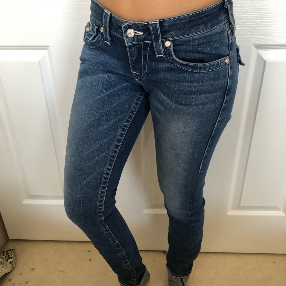 True Religion low rise jeans